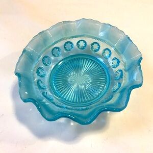 Davidson Blackberry Prunt Glass Dish